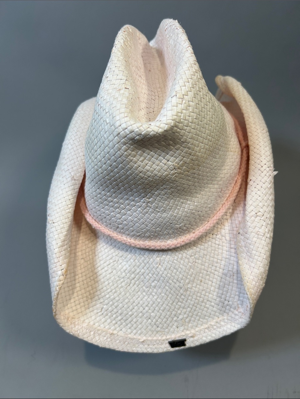 Lot of 4 Women’s Straw Fashion Cowboy Hats- Pink 2 (small/med) White & Turquoise - Picture 15 of 17